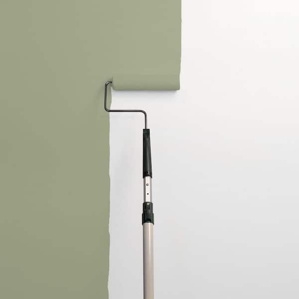 Glidden Premium 1 qt. PPG1126-5 Zebra Grass Flat Exterior Latex