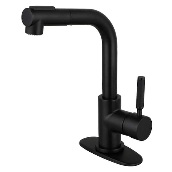 Kaiser 1-Handle Bar Faucet Deckplate Included in Matte Black