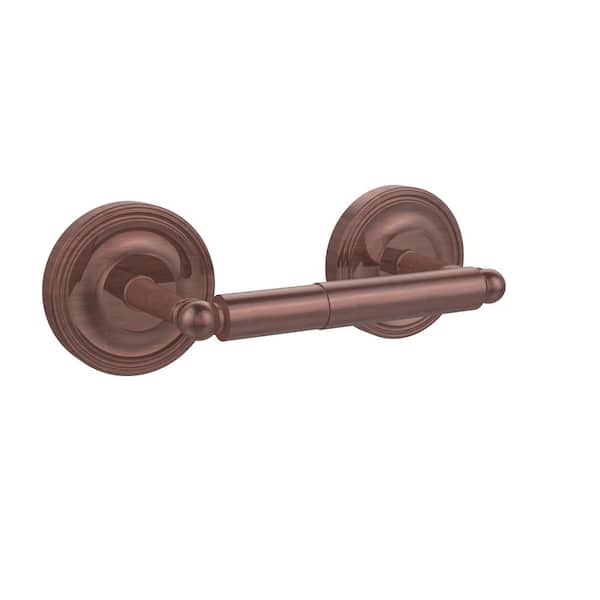 Allied Brass Regal Collection Double Post Toilet Paper Holder in Antique Copper