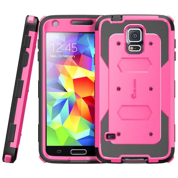 Arabische Sarabo Middelen Pygmalion i-Blason Galaxy S5 Armorbox Series Full-Body Case with Screen Protector,  Pink-GalaxyS5-Armorbox-Pink - The Home Depot