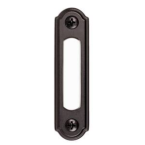 Wired LED Lighted Door Bell Push Button, Black