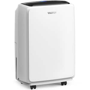 32.7-Pint Low Noise Home Dehumidifier For Indoor Use Recommended For Up to 2,500 sq. ft. With Water Tank, White