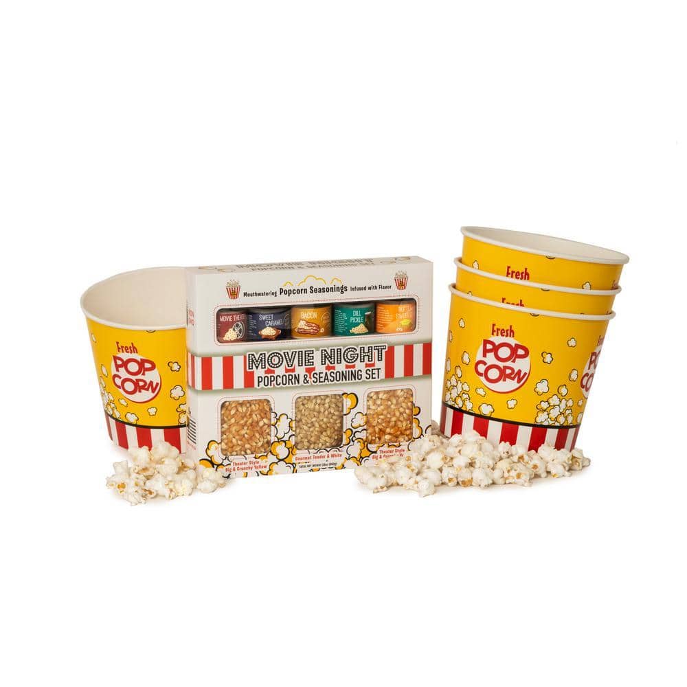 Popcorn　ツアーグッズセット Wabash Valley Farms Movie Night Popcorn and Seasonings Gift Set