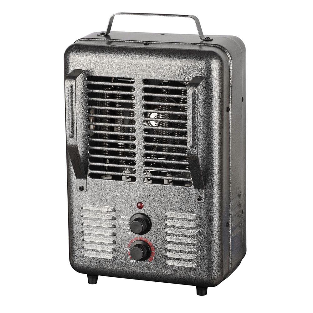 KING 120-Volt Portable Electric Milk House Space Heater in Gray PHM-1 ...