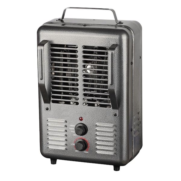KING 120-Volt Portable Electric Milk House Space Heater in Gray PHM-1 - The  Home Depot