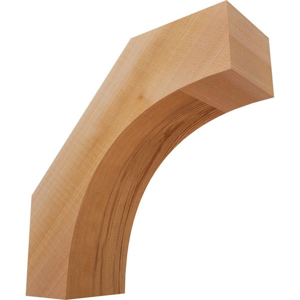 3 1/2"W x 10"D x 10"H Westlake Smooth Knee Brace, Western Red Cedar