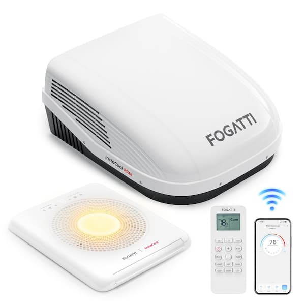 18000 BTU RV Air Conditioner, Heating & Cooling with LED Light, Ducted & Non-Ducted, Smart Control, 2-Year Warranty
