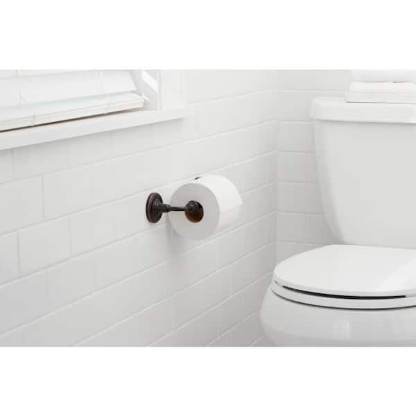 Warnick Double-Post Toilet Paper Holder in Bronze