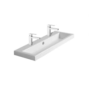 Serie 40 Drop-In Ceramic Bathroom Sink