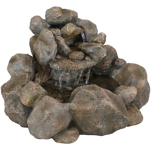 18 in. Rocky Ravine Outdoor Water Fountain