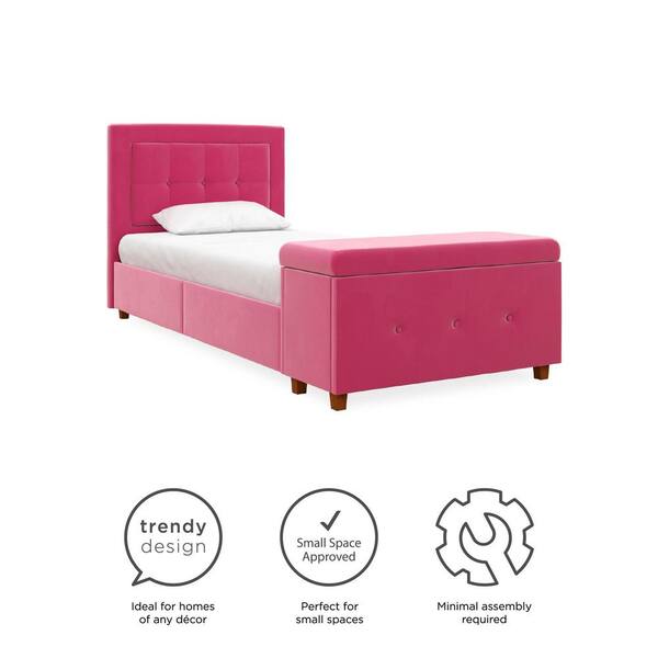 argos pink small double bed