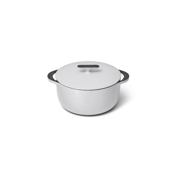 6.5 Qt. Gray Cast Iron Dutch Oven with Flat Lid