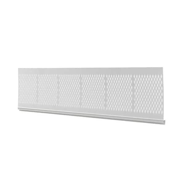 Snap-In Filter 3 ft. White Vinyl Micro-Mesh Gutter Guard