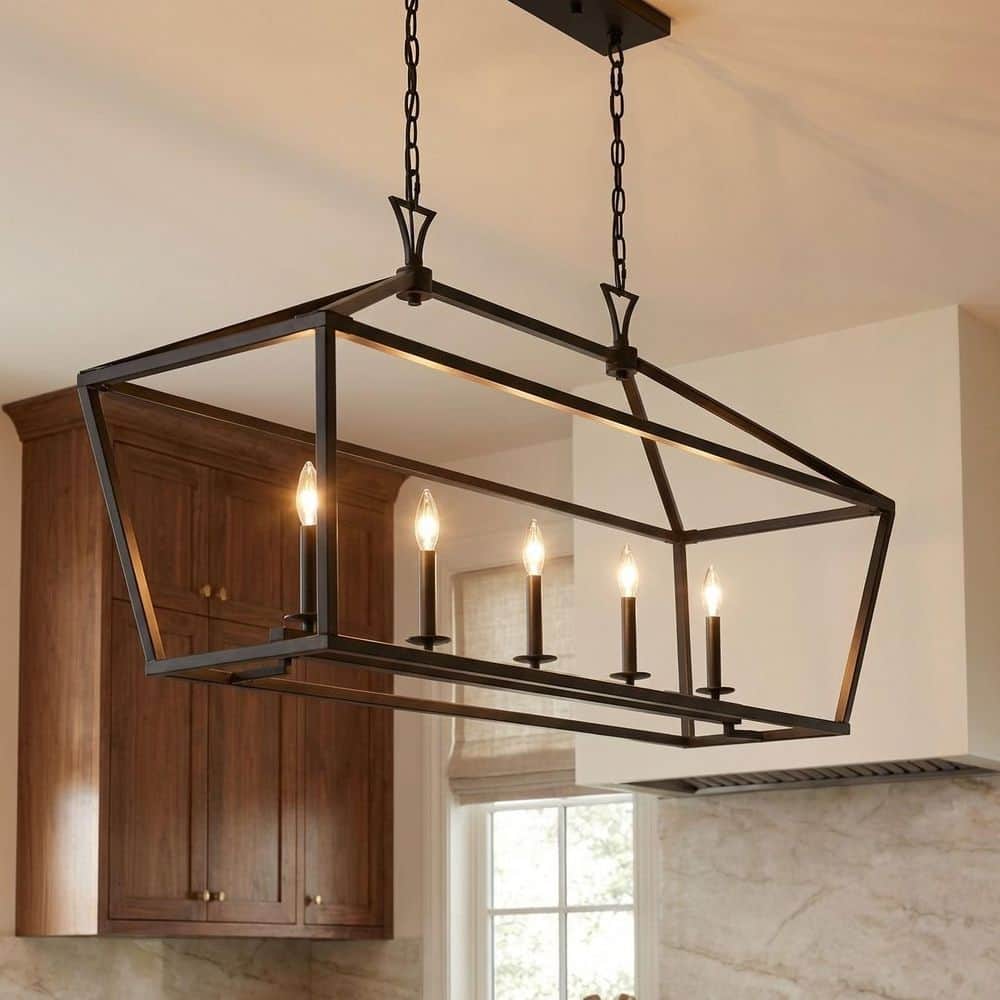 Savoy House Townsend 44 in. W x 23.5 in. H 5-Light Matte Black