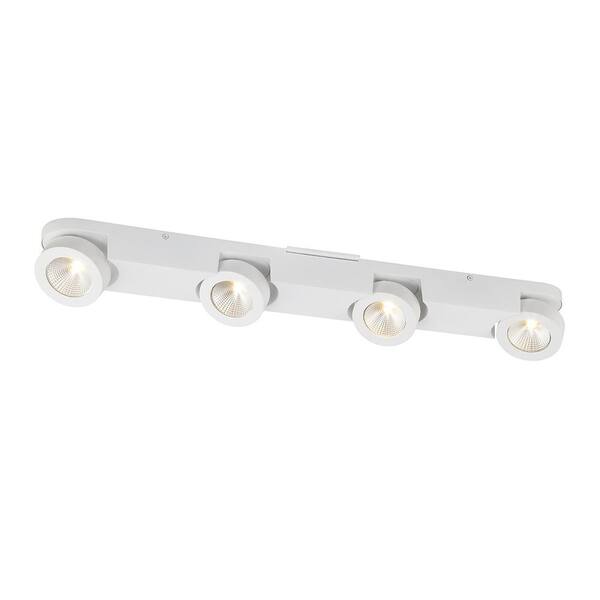 Eurofase Acura Collection 40-Watt White Integrated LED Flush Mount