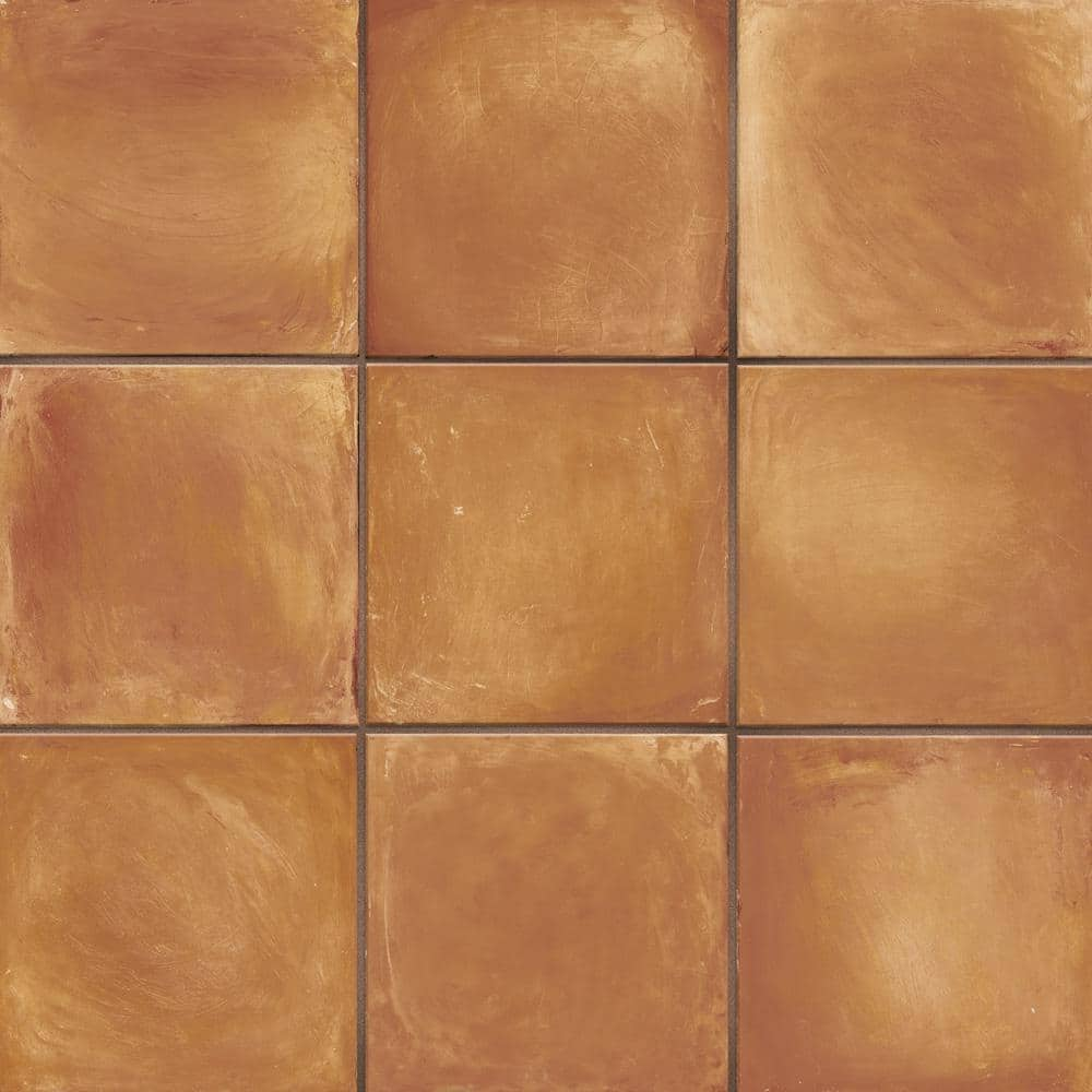 Merola Tile Sentier des Ocres 7-7/8 in. x 7-7/8 in. Porcelain Floor and ...