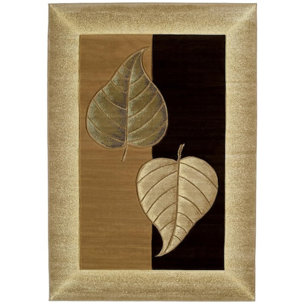 Contours Basil Chocolate Accent Rug 1'10" x 2'8"