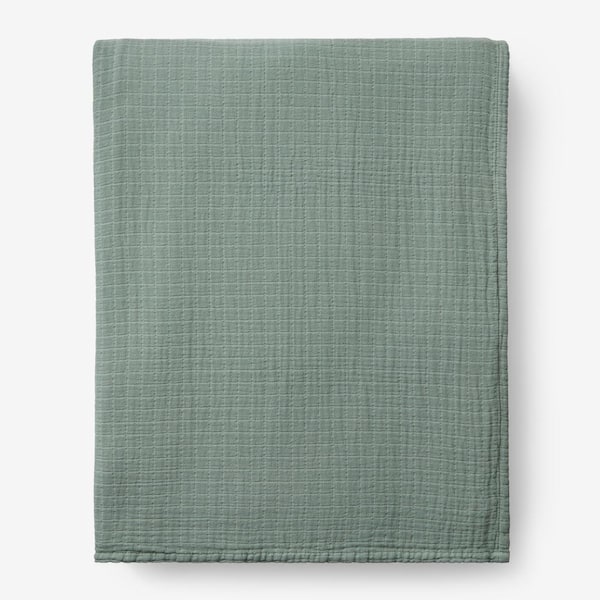 The Company Store Gossamer Thyme Cotton Queen Blanket