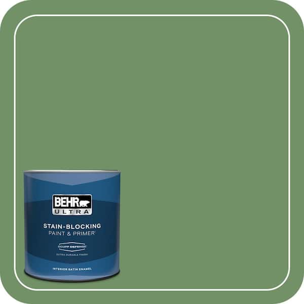 BEHR ULTRA 1 qt. #M400-6 Mixed Veggies Extra Durable Satin Enamel Interior Paint & Primer