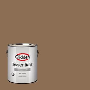Glidden Essentials 1 gal. PPG1079-6 Caravel Brown Satin Exterior