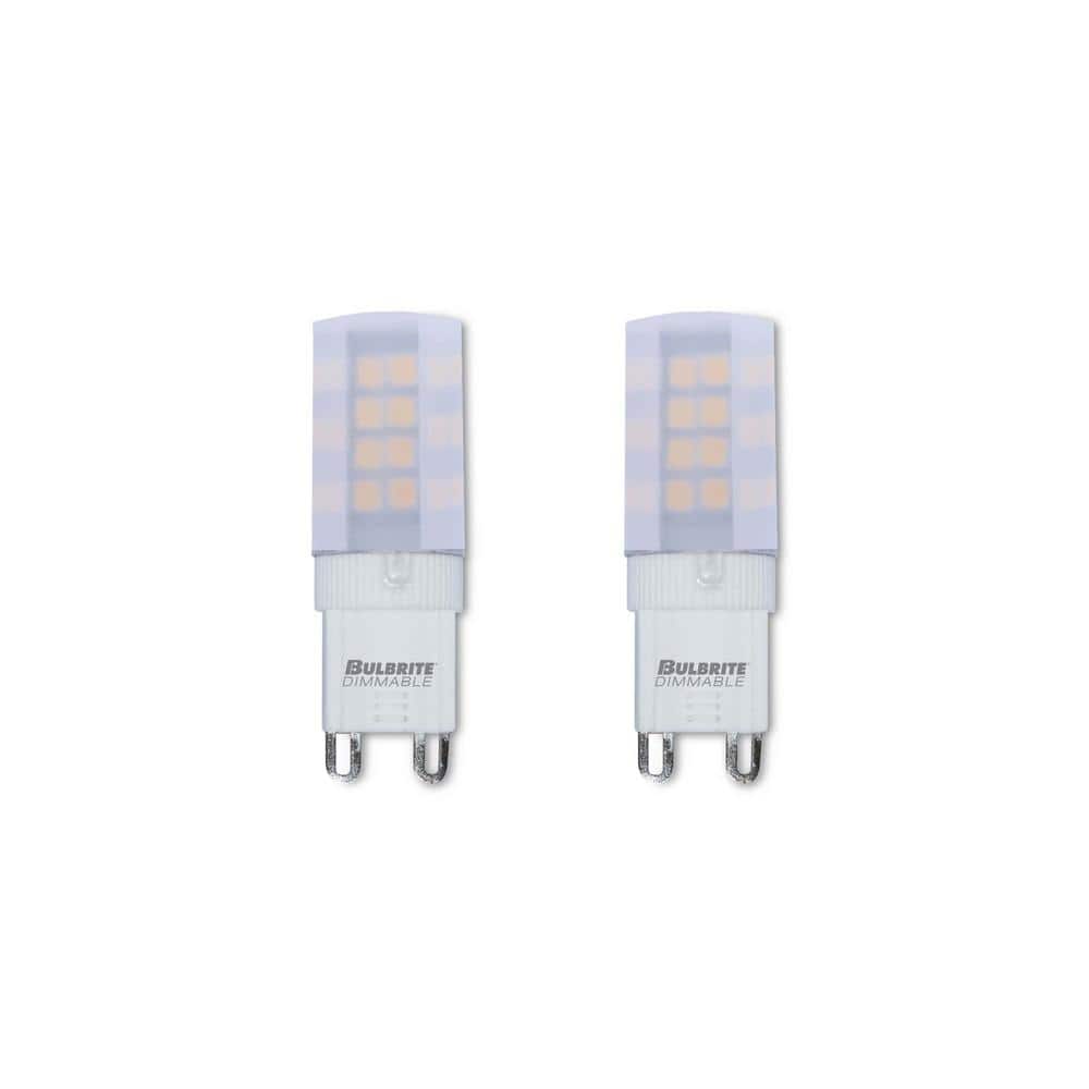 35 - Watt Equivalent Warm White Light T4 (G9) Bi-Pin, Dimmable Frost LED Li