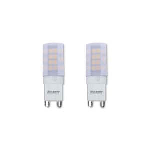 35 - Watt Equivalent Warm White Light T4 (G9) Bi-Pin, Dimmable Frost LED Light Bulb 2700K (2-Pack)