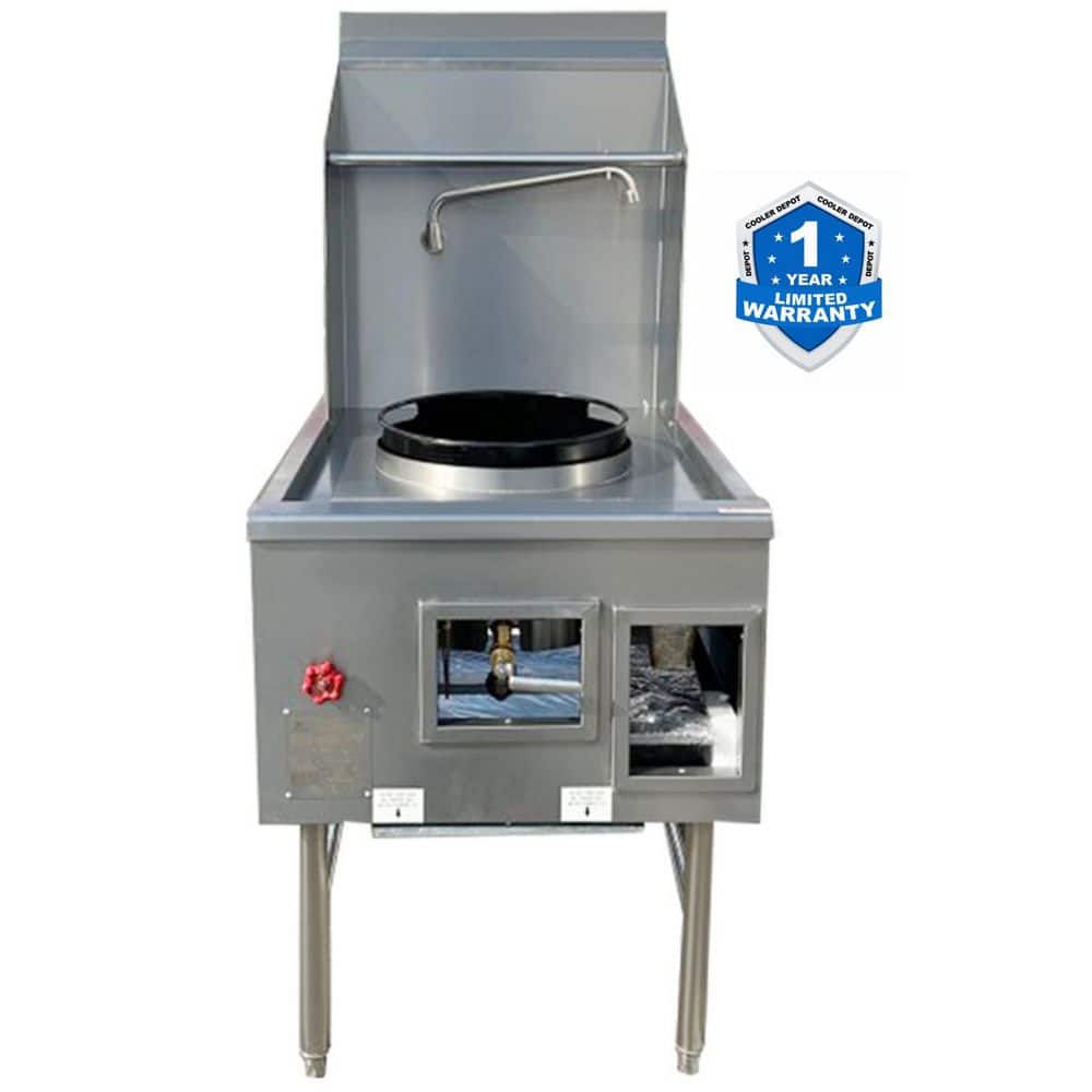 24 in. W 1 Burner 16 in. hole Commercial Gas Chinese Wok Accessory Range in Stainless price history on PriceWatchPro