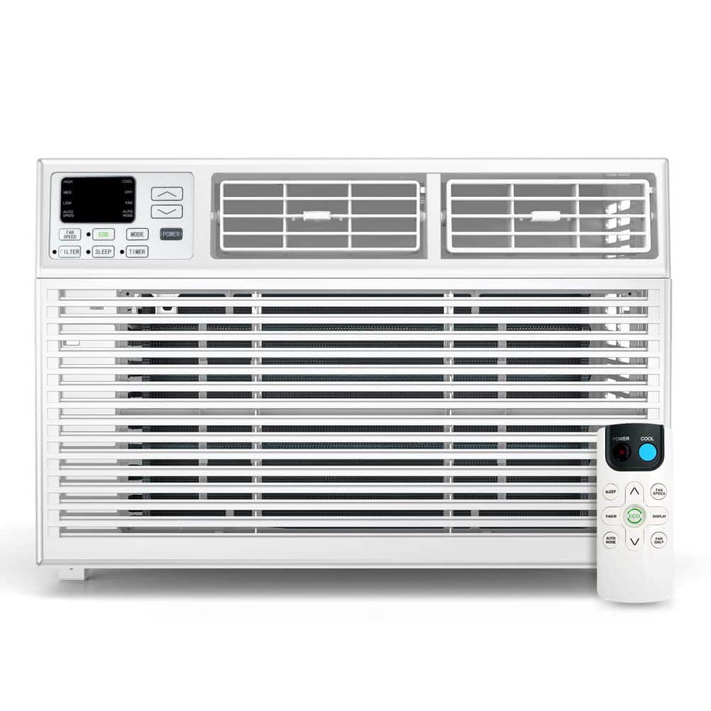 8,000 BTU Window Air Conditioner Cools 350 sq. ft. Through the Wall AC 115V  with Dehumidifier and Remote in White price history on PriceWatchPro