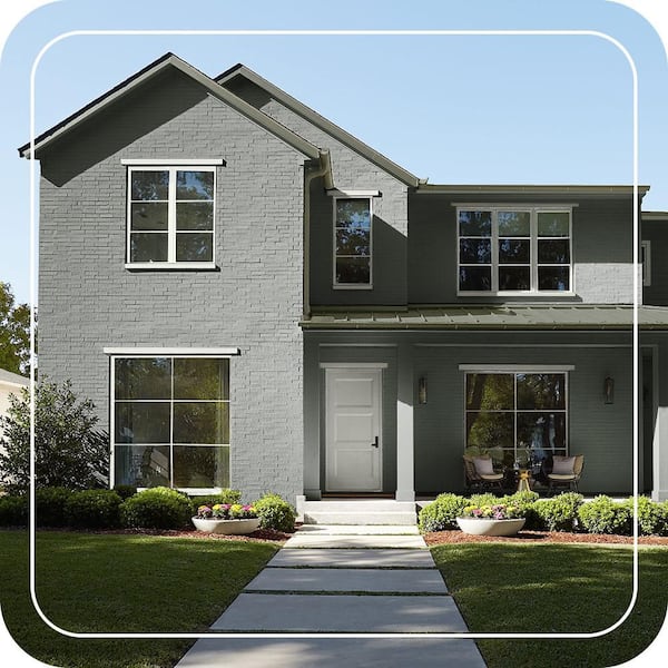 BEHR PREMIUM PLUS 1 gal. #BXC-12 Deep Forest Flat Exterior Paint