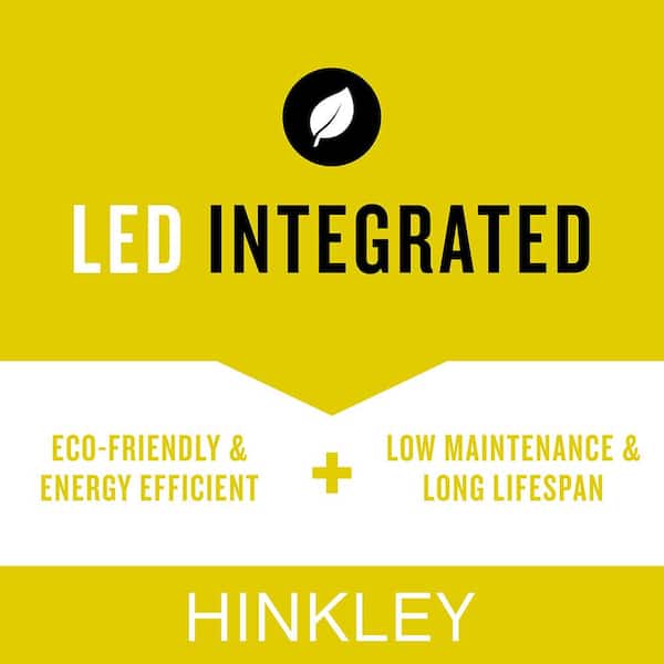 HINKLEY Chet 36.0 in. Indoor/Outdoor Integrated LED Matte Black Ceiling Fan with Remote Control