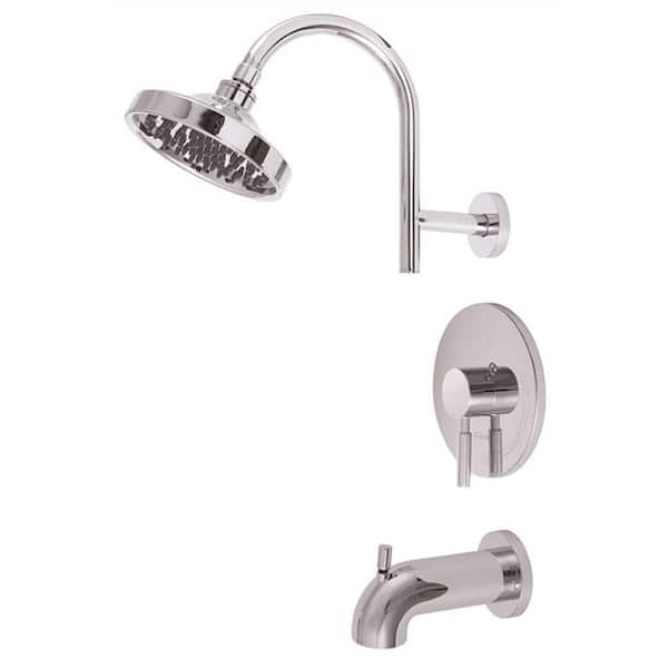 Premier Essen Single-Handle 1-Spray Tub and Shower Faucet in Chrome (Valve Included)