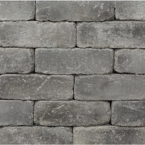 Weston 12 in. x 4 in. x 8 in. Charcoal Concrete Retaining Wall Block (100-Piece Pallet)