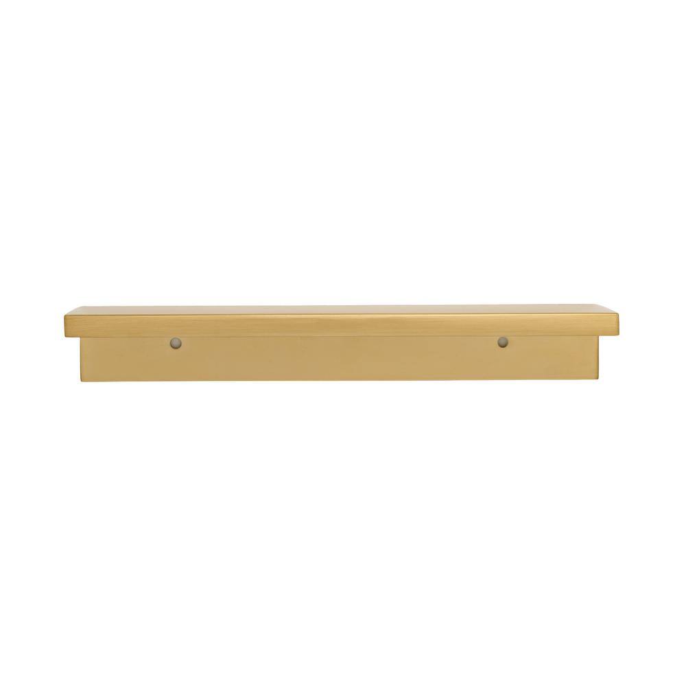 Ethan Satin Brass Rectangular Bar Pull with Mounting Hardware