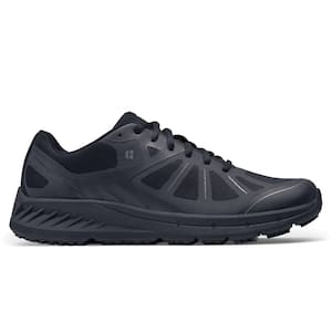 Men's Endurance II Slip Resistant Athletic Shoes - Soft Toe - Black Size 12(M)
