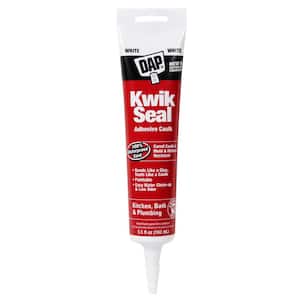 KWIK SEAL 5.5 oz. White Kitchen and Bath Adhesive Caulk