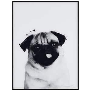 Empire Art Direct Labrador Retriever Black and White Pet Paintings on  Printed Glass Encased with a Gunmetal Anodized Frame AAGB-JP1037-2418 - The  Home Depot