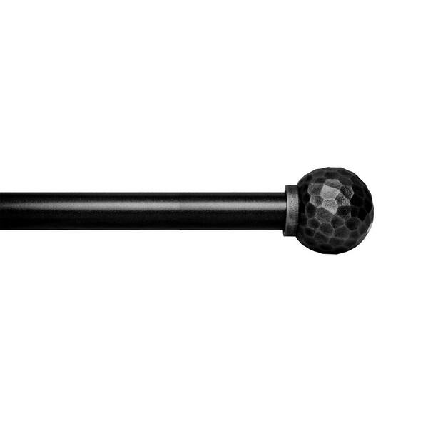 Versailles Home Fashions 72in - 144in Windsor Rod in Black