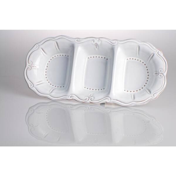 Abigails Charlot 3-Part Condiment Platter