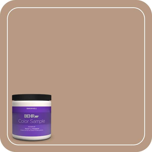 BEHR PREMIUM PLUS 8 oz. #MQ2-41 Cavern Clay Eggshell Enamel Interior Paint & Primer Color Sample