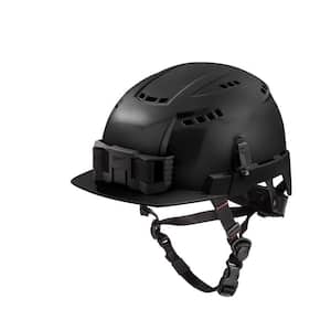 BOLT Black Type 2 Class C Front Brim Vented Safety Helmet