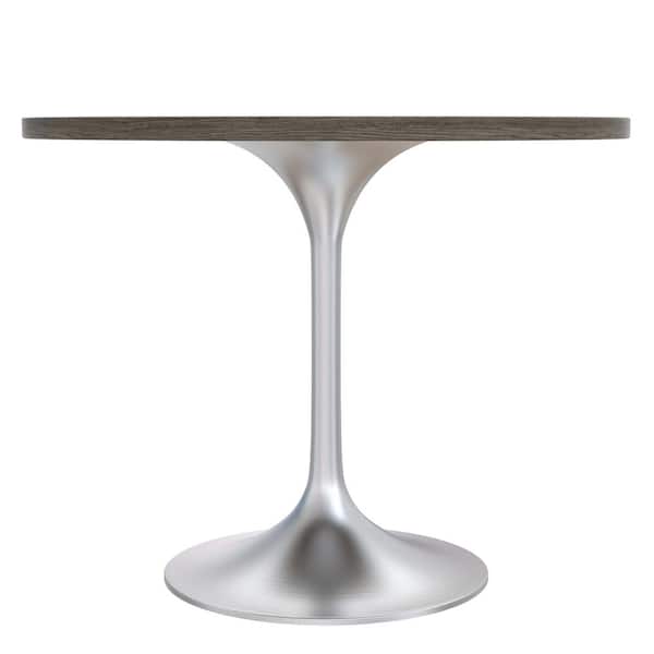 最安 Leisuremod Verve Mid-Century Modern 36 in. Round Dining テーブル・チェア・ハンモック