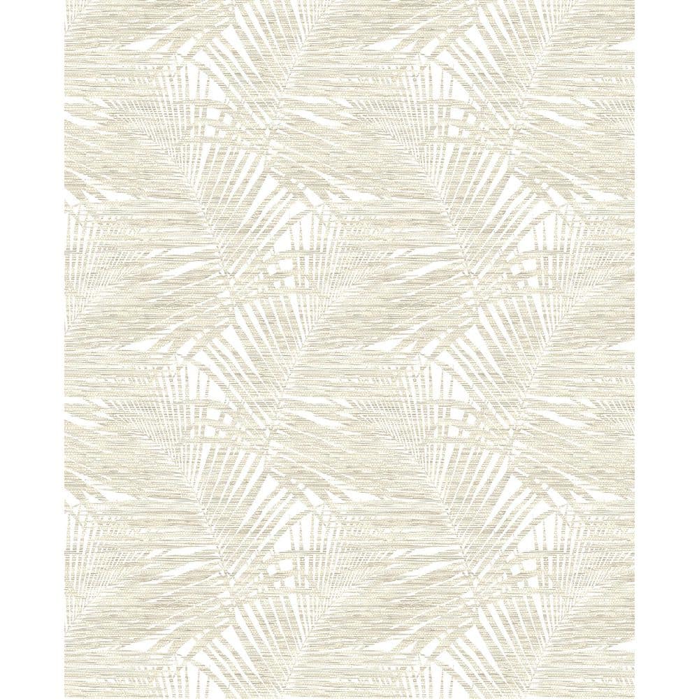 Coconut Vinyl Peel and Stick Tropical Wallpaper Roll