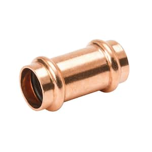 1/2 in. Copper Press x Press Pressure Coupling with No Stop Pro Pack (10-Pack)