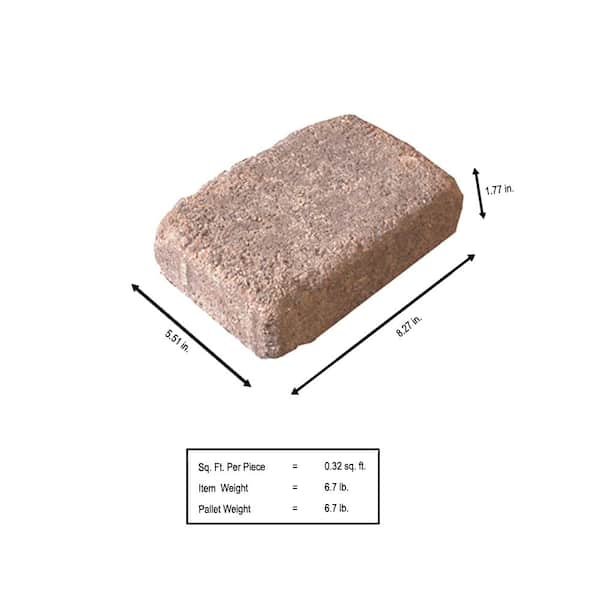 Pavestone Plaza Rec 8 25 In X 5 5 In X 2 25 In Desert Blend Concrete Paver 60645t The Home Depot
