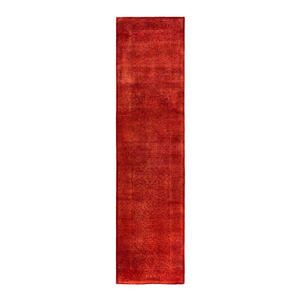 Overdyed Orange 2 ft. x 10 ft. Solid Wool Indoor Runner Rug price history on PriceWatchPro