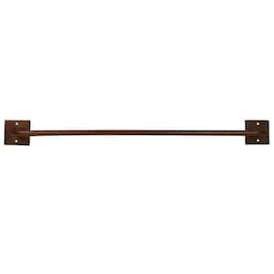 30 in. Hand Hammered Copper Towel Bar in Oil Rubbed Bronze