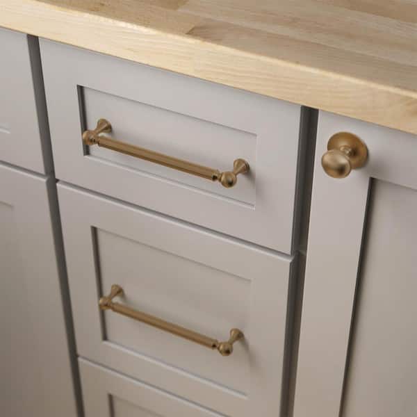Classic Farmhouse 6-5/16 in. (160 mm) Classic Champagne Bronze Cabinet Drawer Bar Pull