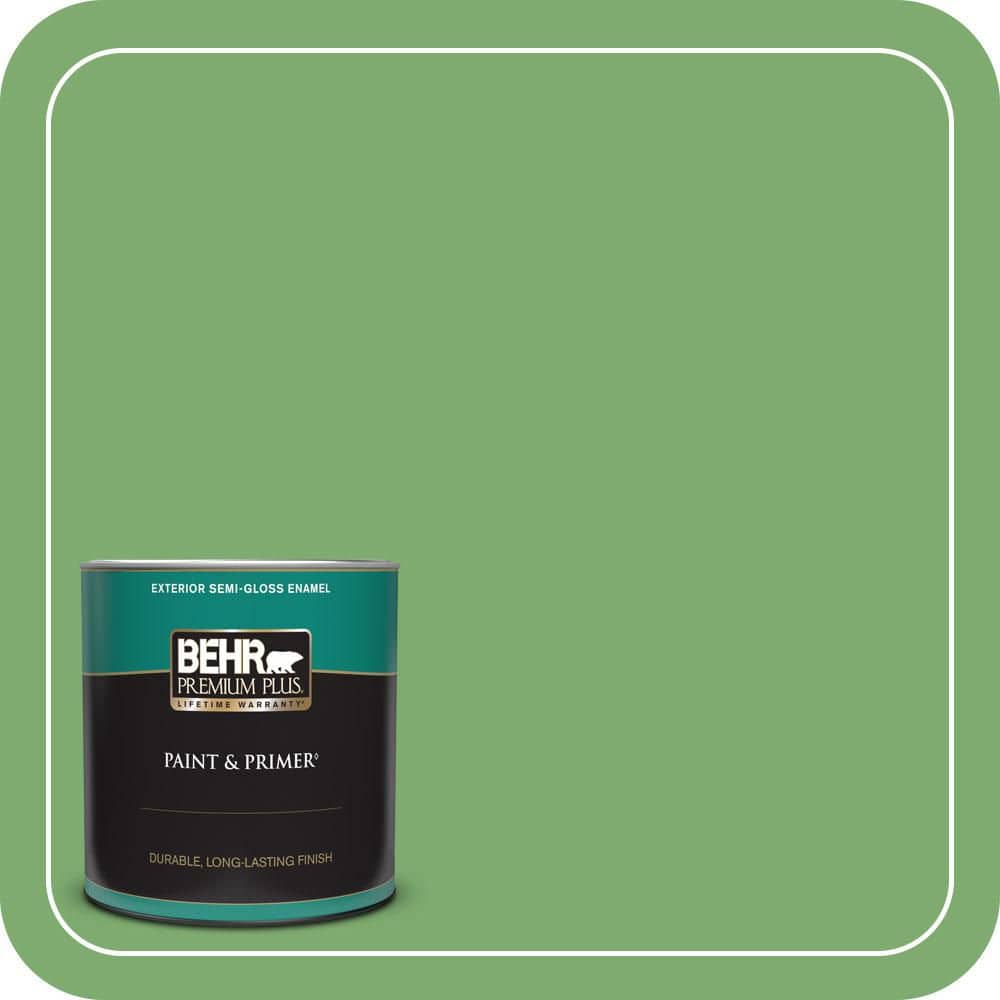 1 qt. #M390-5 Sage Garden Semi-Gloss Enamel Exterior Paint & Primer price history on PriceWatchPro