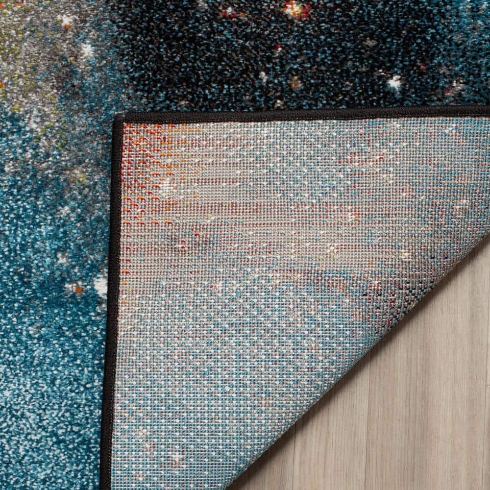 Galaxy GAL109 Power Loomed Accent Rug - Orange/Multi - 2'7"x5' - Safavieh.