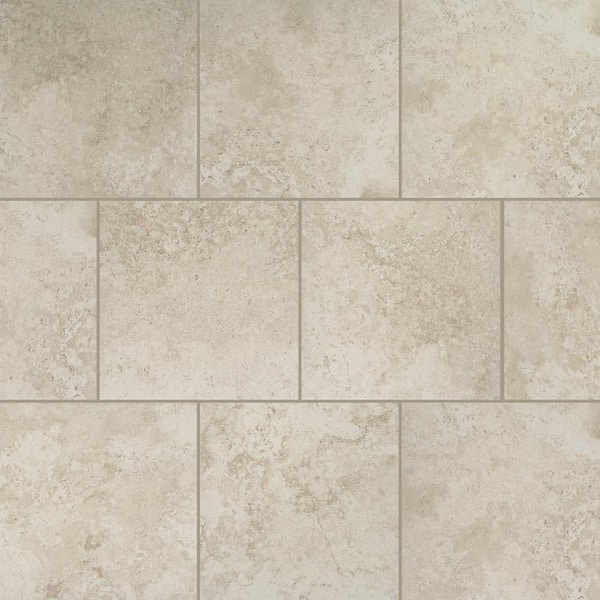 Daltile Castleview Beige 6 in. x 6 in. Glazed Porcelain Tile Sample